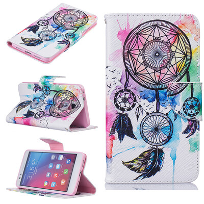 

Dreamcatcher Design PU Leather Flip Cover Wallet Card Holder Case for HUAWEI Honor 5X
