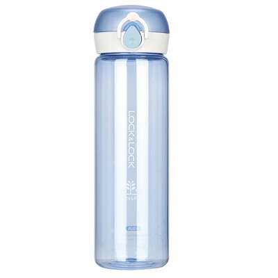 

Jingdong supermarket] lock buckle lock (lock & lock) blue 550ML plastic sports kettle portable hand cups student cup HLC645BLU