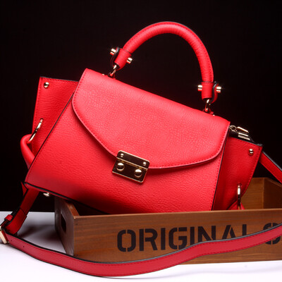 

Dirirab genuine leather womens handbag cowhide shoulder oblique cross-bag ears wings fashion wild Korean ladies bag