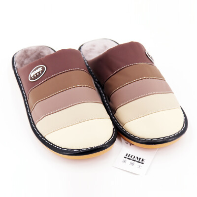 

【Jingdong Supermarket】 Home Dr. (HOMEBOOS) JBS-MT001 winter warm cotton tarpaulin slippers green gray male models 46-47 yards