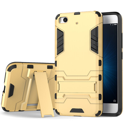 

KOOLIFE millet 5S mobile phone shell wrestling bracket protective sleeve wrestling belt bracket for millet 5S armor series - soil ho gold