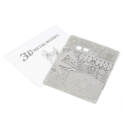 

3D DIY Assembly Metal Model Building Puzzle Tie Fighter Children Kids Toy