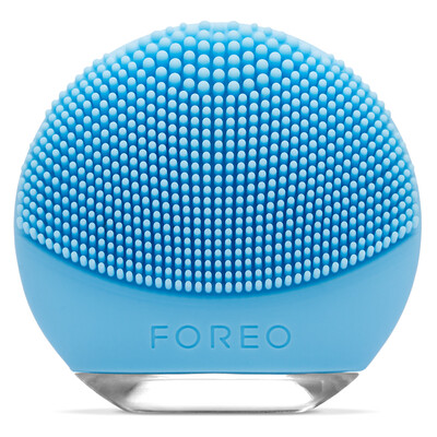 

Foyeol FOREO cleanser small travel version of silicone electric clean facial beauty instrument for mixed skin Luna wonderful version LUNA GO blue