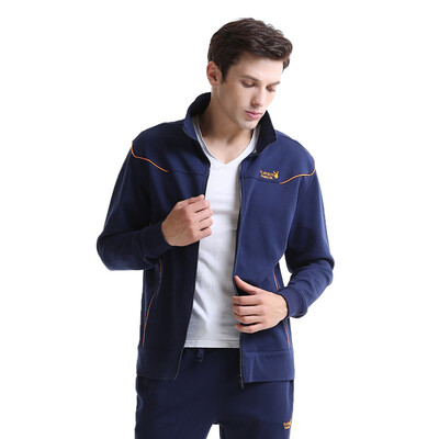 

Playboy (PLAYBOY) DF51600 Men fashion casual sweater sports suit dark blue