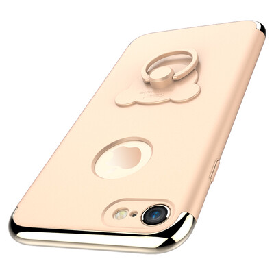 

KOOLIFE Apple 7 phone case защитный чехол Apple iphone7 мобильный телефон раковина творческий трехступенчатая матовая оболочка анти-crash оболочка iphone7 оболочка телефона элегантное золото