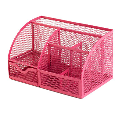 

Chenguang ( & G) ABT98427 metal mesh multi-functional combination pen holder storage box green