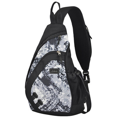

[Jingdong Supermarket] Mi Xi multi-functional leisure chest bag men's Messenger Triangle package male M5207 Colorful black 17 inches