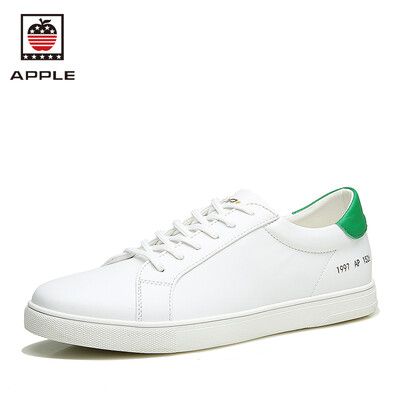 

APPLE womens & mens sport shoes white comfortable leather running shoes for men