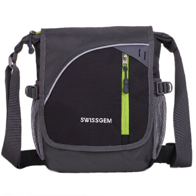 

[Jingdong Supermarket] SVVISSGEM shoulder bag leisure package men and women business sports breathable light messenger bag travel bag SA-9830 black