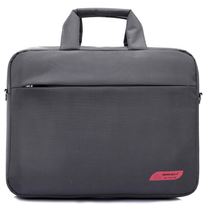 

English (BRINCH) computer bag 15.4 inch -15.6 inch Apple Lenovo ASUS Dell ultra-thin portable notebook computer bag BW-206 gray