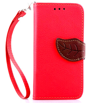 

Red Design PU Leather Flip Cover Wallet Card Holder Case for LG G3 Beat/Mini