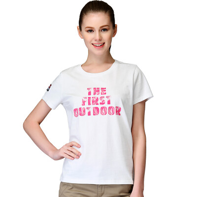 

TFO T-shirt sweat breathable outdoor short-sleeved quick-drying T-shirt 613619 female models white