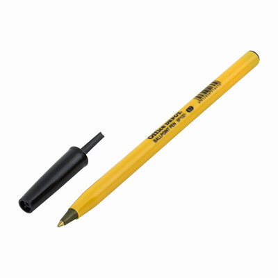 

Office Depot Cap Ballpoint Pen Ball Pen Writing Pen 07mm Black 50pcs Box BP1001