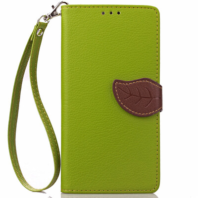 

Green Design PU Leather Flip Cover Wallet Card Holder Case for Lenovo A536