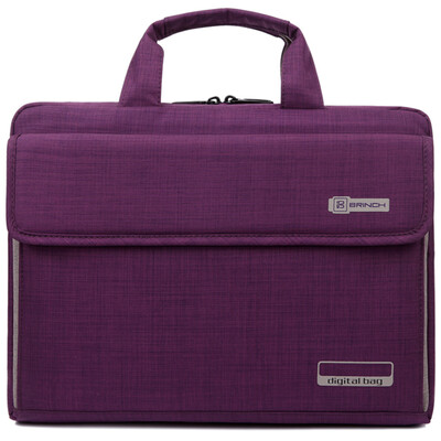 

British BRINCH computer bag 146 inch Apple Lenovo Dell portable shoulder notebook computer bag BW-216 purple