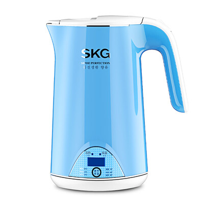 

SKG electric kettle 304 stainless steel electric kettle 1.7L three sections of one seamless insulation 8068