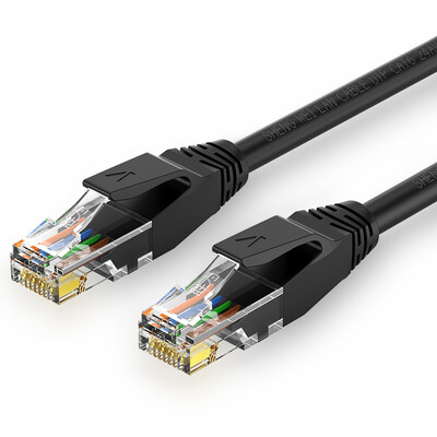 

Wins shengwei LC-6150G FLUKE test flame retardant six cable 15 meters black computer router rj45 cable national standard Gigabit copper cat6 twisted pair