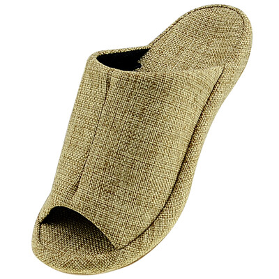 

Jingdong supermarket Royal music slippers men&women couples section four seasons home bowl bottom Ma drag fashion cool slippers YT331 3311 beige 260 yards