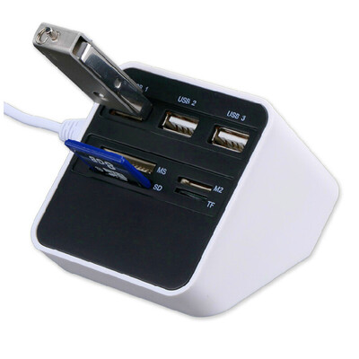 

Mate USB разветвитель компьютера 3.0 High Speed HUB конвертер TF SD Card Интерфейс расширения Читатель