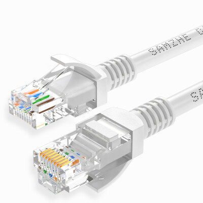 

Shanze (SAMZHE) высокоскоростная ультра-пятая кабельная сеть класса CAT5e 100 Гигабитная сетевая кабельная компьютерная перемычка супер 5 класс готовая кабельная линия Beiqi цвет 0,5 м ZW-005