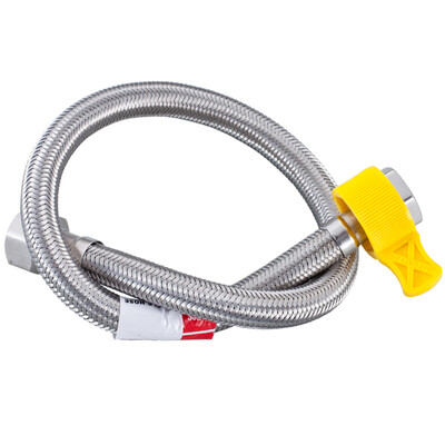 

Belle D59 40CM hot&cold universal 304 stainless steel braided water inlet hose 4 points