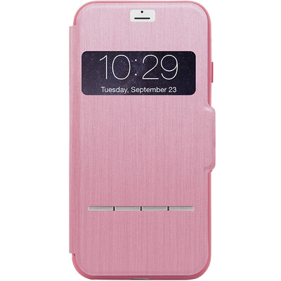 

Moshi Mose Apple iphone7 mobile phone cover clamshell touch protection shell for iPhone 7 Sensecover rose powder