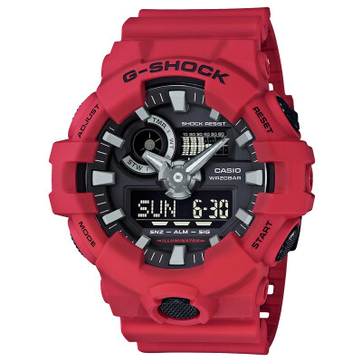 

Casio (CASIO) G-SHOCK МОЛОДЕЖНОЙ серии циферблат дизайн перспектива шок водонепроницаемых спортивные часы для мужчин кварцевых часов GA-700-4A