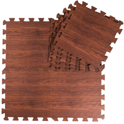 

Matte Meitoku crawling pad climbing mat wood grain series living room bedroom floor stitching non-slip mat PE foam mat 30 30cm 9 pieces brown