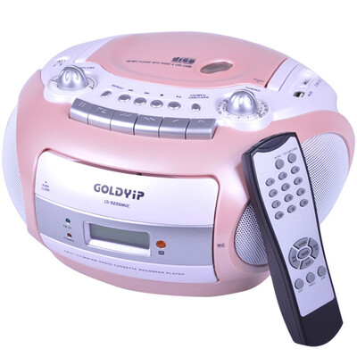 

Gold (GOLDYiP) CD-9226MUC мини-стерео многофункциональный цифровой CD-рекордер многодиапазонный радиоприемник USB-SD-плеер MP3-плеер розовый