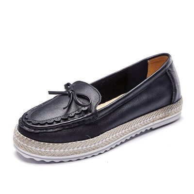 

Aokang Bowknot Вскользь брюки Комфортные плоские туфли Single Shoes Жен. 165121291 Черный 36 метров