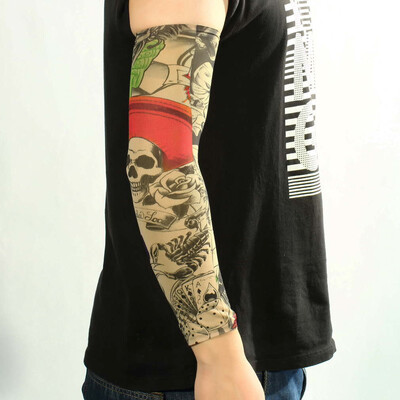 

Новая мода Поддельные смешанная нейлон Поддельные Временные татуировки Art Arm Designs рукава