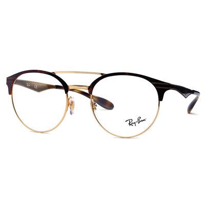 

RayBan Ray Ban очки кадра мужской и женские модели моды половины кадра коричневой близорукость оптические оправы RX3545V 2917 51мм