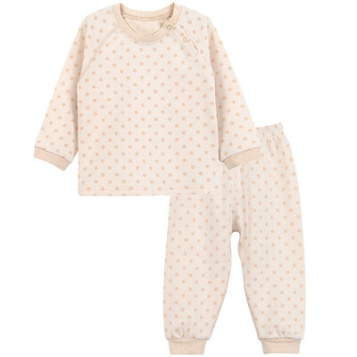

Xin Song baby jacquard color cotton home clothing suit newborn spring and autumn color cotton underwear shirt pants suit shallow card its C275D73
