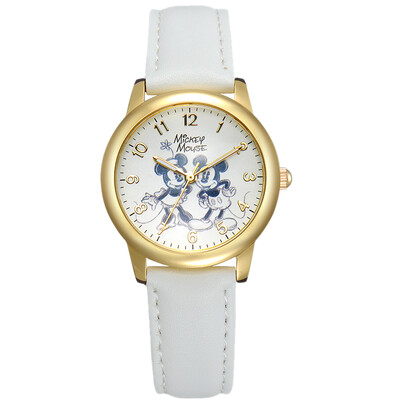 

Джингдонг Дисни (DISNEY) простые часы Микки светящаяся девушка в розовом Shi Ying детей смотреть DC-54002P