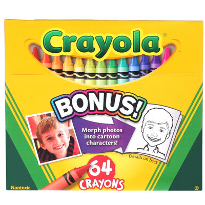 

(Crayola) инструмент рисования кисти DIY игрушки, детские канцтовары 64 цвета искусст