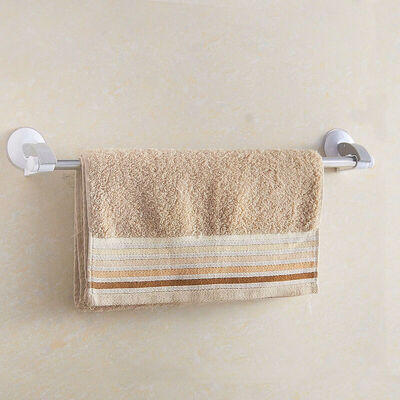 

Shun Mei bathroom racks stainless steel rod 40CM suction wall towel towel rack SM-2256 white