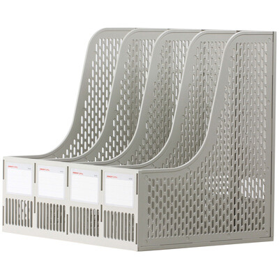 

KINARY SN104 Advanced Information Frame File Basket File Bar 4 Grid Gray