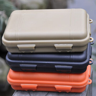 

1PC Mini Outdoor Design Pressure-proof Use Tactical Outdoor Size Container Shockproof Gear Tool Waterproof Box Storage Survival