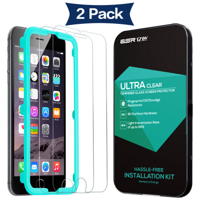 

Screen Protector for iPhone 7/7 Plus, ESR 2 Pack Triple Strength Tempered Glass Protector with Free Applicator for iPhone7 7Plus