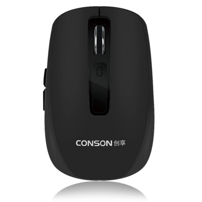 

Chong наслаждаться (Conson) CM850 Беспроводная оптическая мышь перезаряжаемая версия литиевой мышь для настольного компьютера ноутбука компьютерной офисной игры 6D родового белый