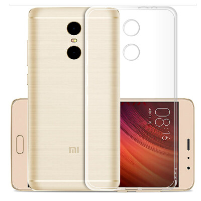 

Mei Yi red rice pro mobile phone shell transparent TPU silicone protective cover non-slip soft shell for millet red rice pro