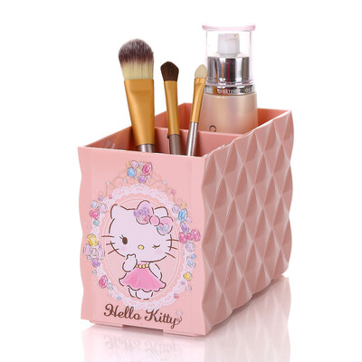 

HELLO KITTY бриллиант модель 2 сетка настольный ящик для хранения розовый косметика место хранения канцелярские принадлежности хранения KT1239