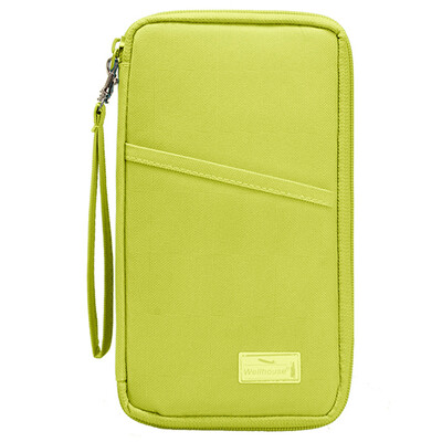 

WELLHOUSE Multi-Purpose Fashion Ticket Passport Credit Card ID Document Organizer Holder Bag Purse Travel Pouch Case Cover