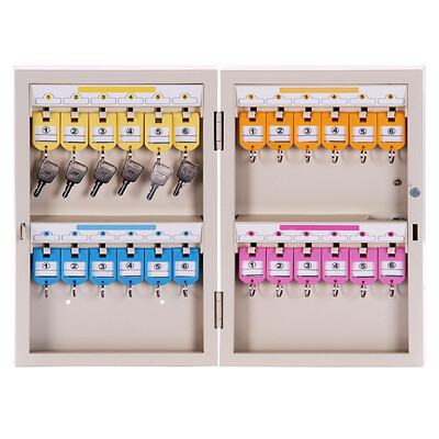 

Effective deli 9330 key management box dedicated key card 24 loaded