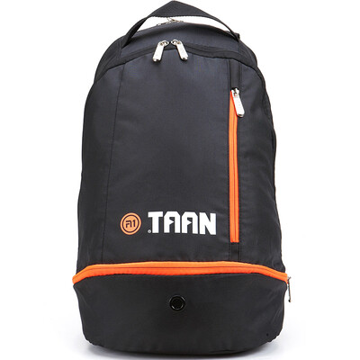 

TAION TAAN Badminton Bag Light Shoulder Bag Independent Shoe Bag Sports Backpack BAG1011 Black Orange
