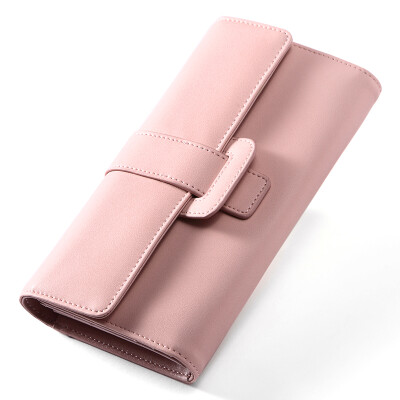 

ALPINA / Alpina kangaroo fashion ladies wallet leather short paragraph fresh three fold pink casual wallet holding bag 663051002 pink