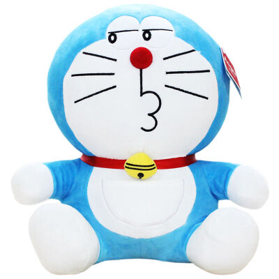 

Jingdong supermarket] Bei cool (Beiku)A dream machine Ding Dong cat plush toy doll cartoon doll gift naughty section blue fa