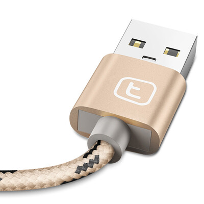 

TORRAS) Apple data cable charging cable for iphone6 ​​/ 6s / 7 plus / 5 / 5s / ipad mobile phone USB cable fast filling Hao gold (1.5 meters