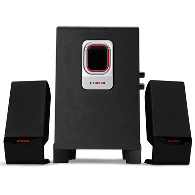 

Hyundai HYUNDAI CJC-112 21 Multimedia Game Speaker IC Import Chip High Power Wooden Speaker Black