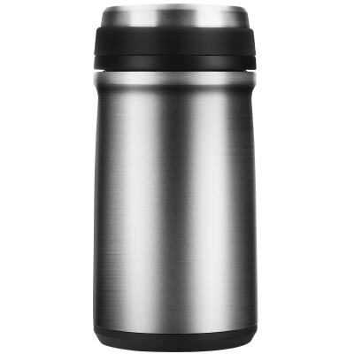 

Vientiane (WANXIANG) F11 450ML vacuum car type insulation cup stainless steel business car cup male ladies portable straight water cup with filter metal gray